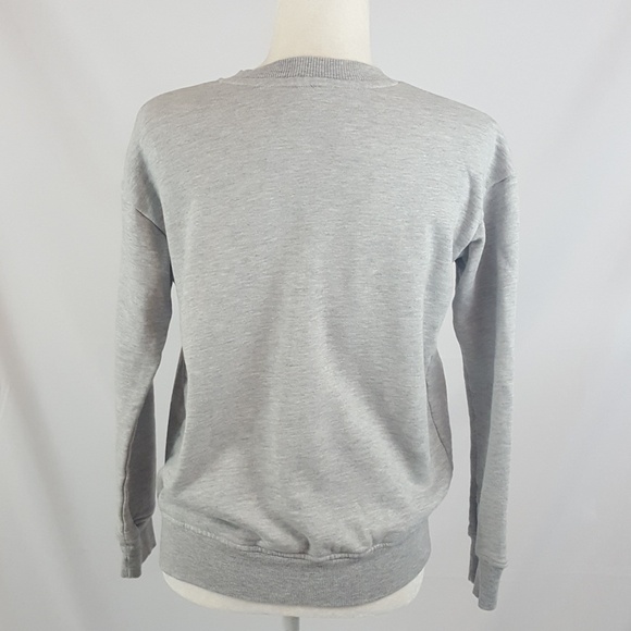 ASOS Gray Zip Up Sweatshirt Jacket - Picture 4 of 5